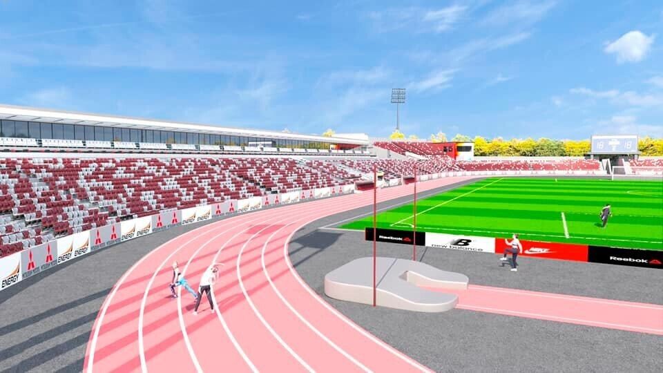 Ескіз реконструкції стадіону "Металург"