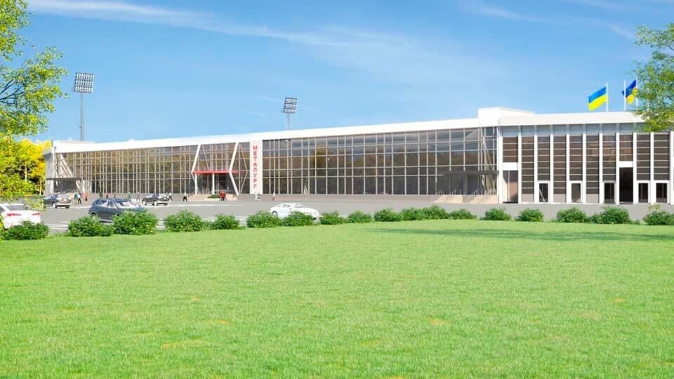 Эскиз реконструкции стадиона "Металлург"