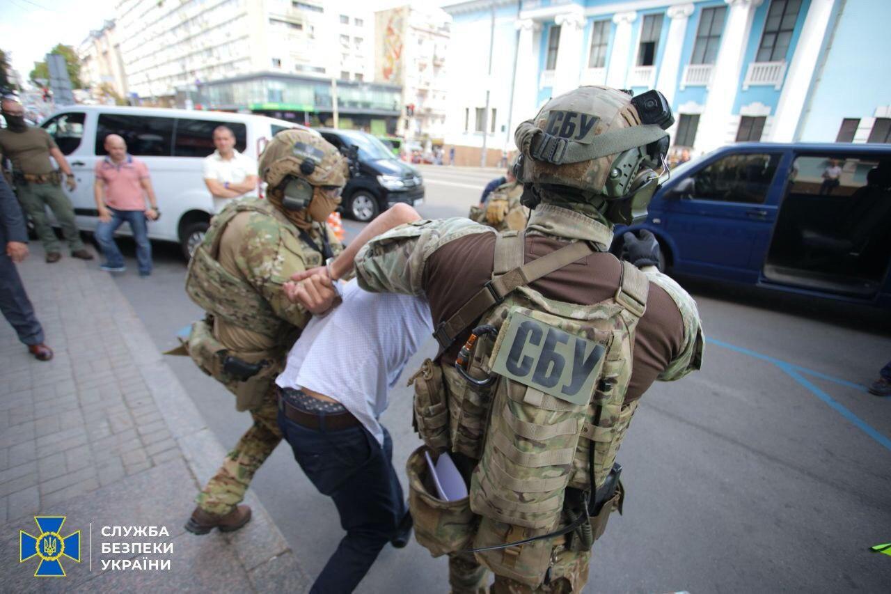 Захват террориста в Киеве