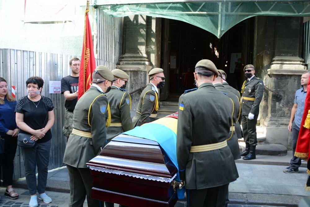 Андрія Гергерта поховали на Личаківському цвинтарі у Львові