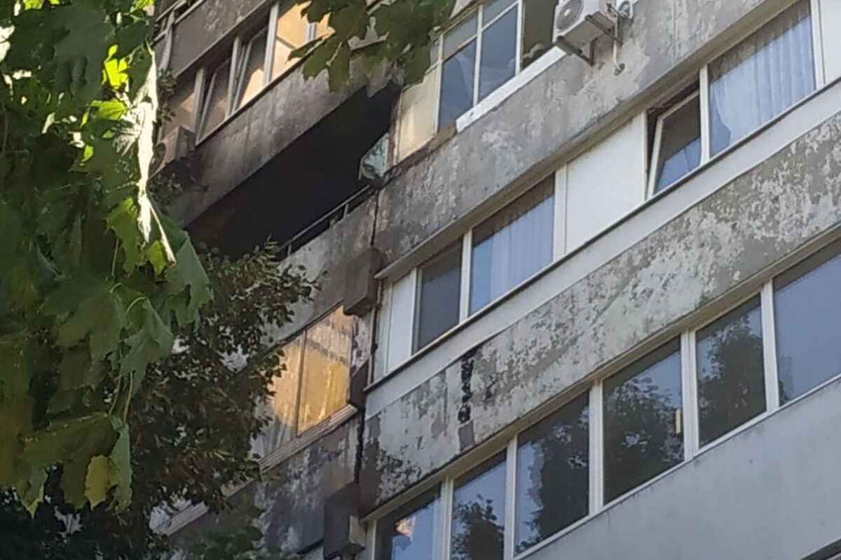 На пожаре пострадала 61-летняя женщина. Фото пресс-службы ГУ ГСЧС Украины в Днепропетровской области