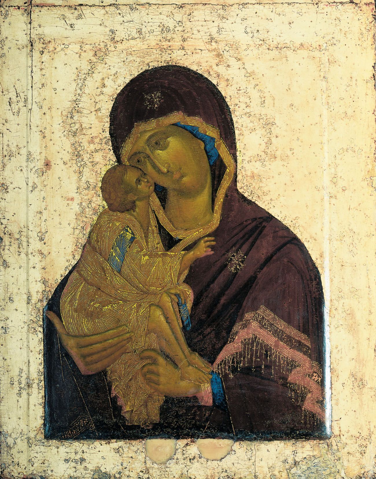 Донская икона Божией Матери была написана между 1380-1395 годами.