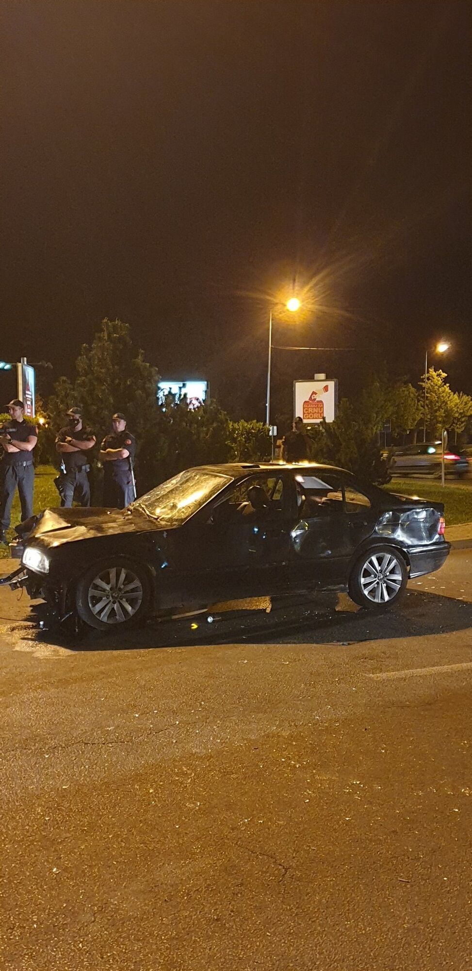 Авария в городе Никшич