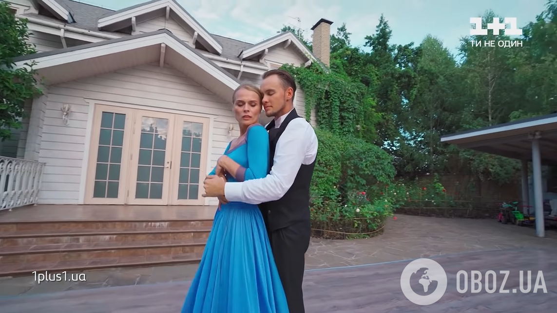 Хворі на коронавірус Ольга Фреймут і Ілля Падзина виконали фокстрот на "Танцях з зірками" (скріншот)