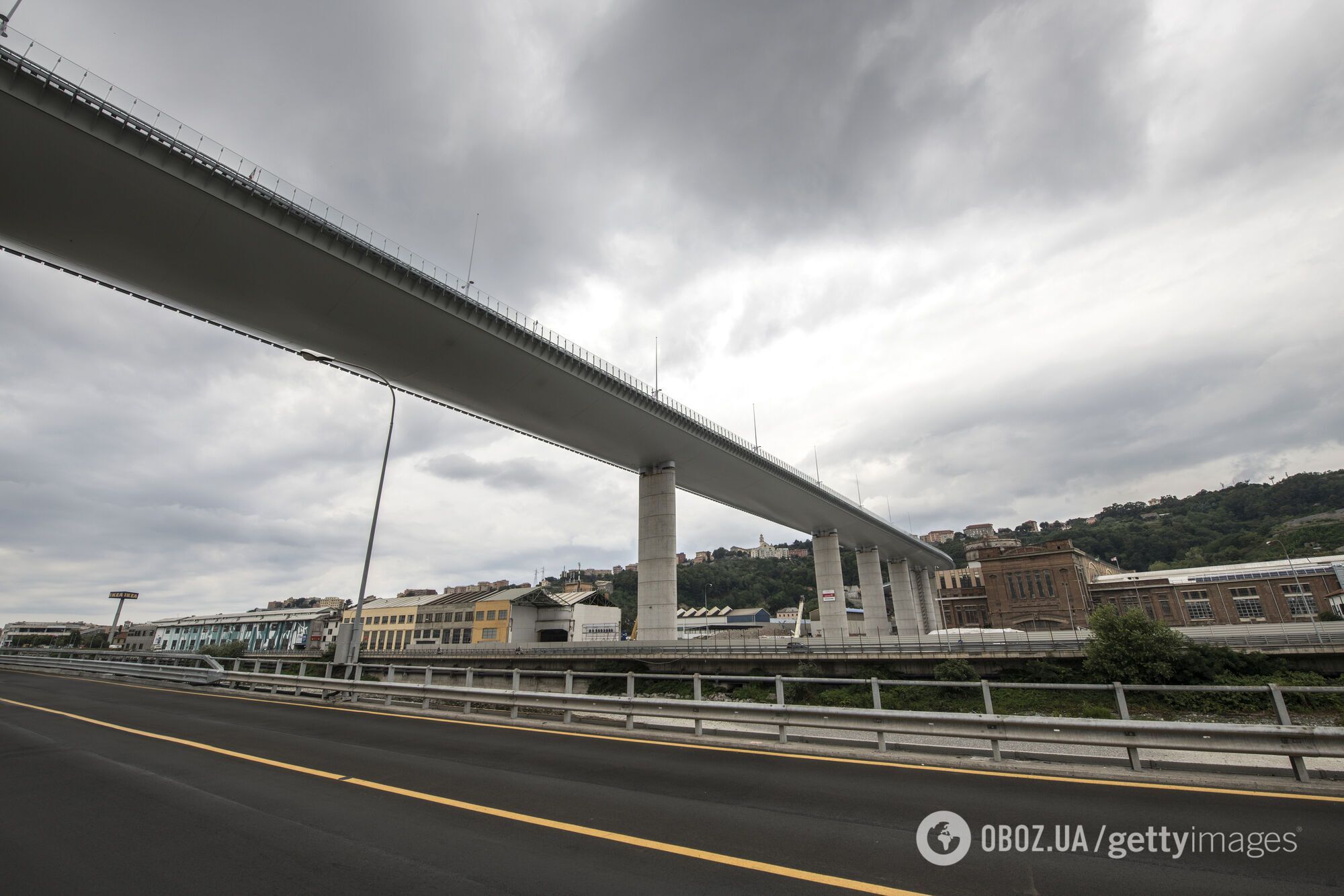 В Генуе открыли мост "Сан-Джорджио"