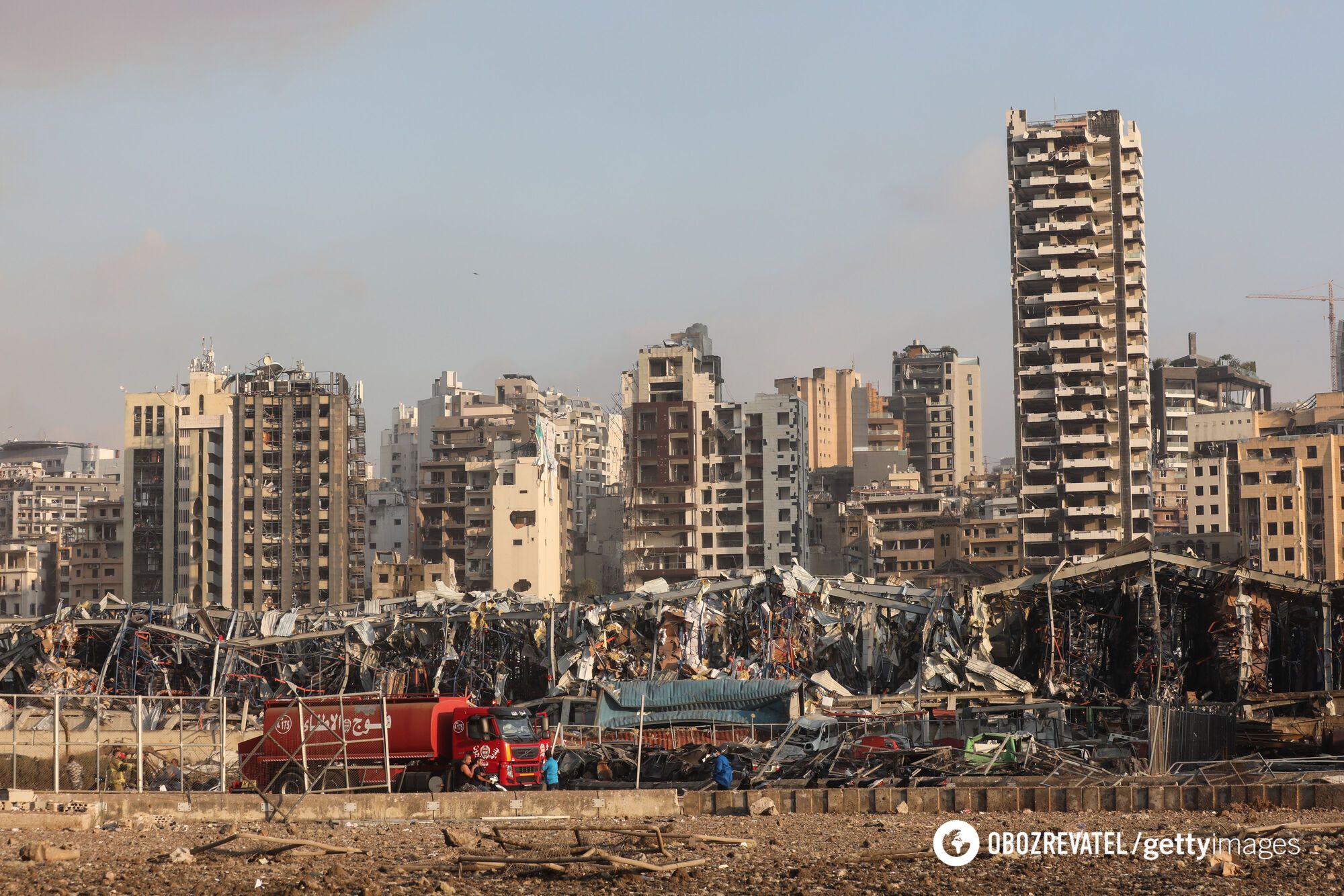 Наслідки вибуху в Бейруті