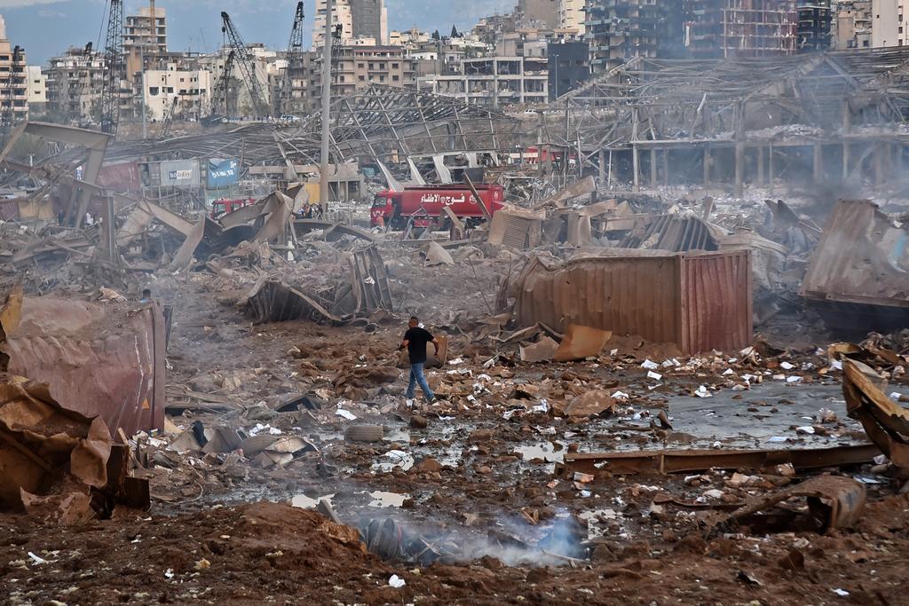 Последствия взрывов в Бейруте