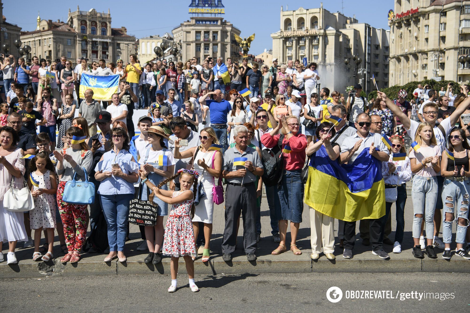 В День Независимости по всей Украине проходят праздничные мероприятия