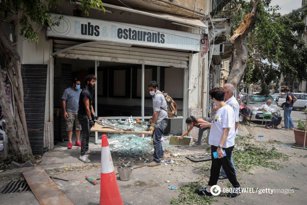 Наслідки вибухів в Бейруті