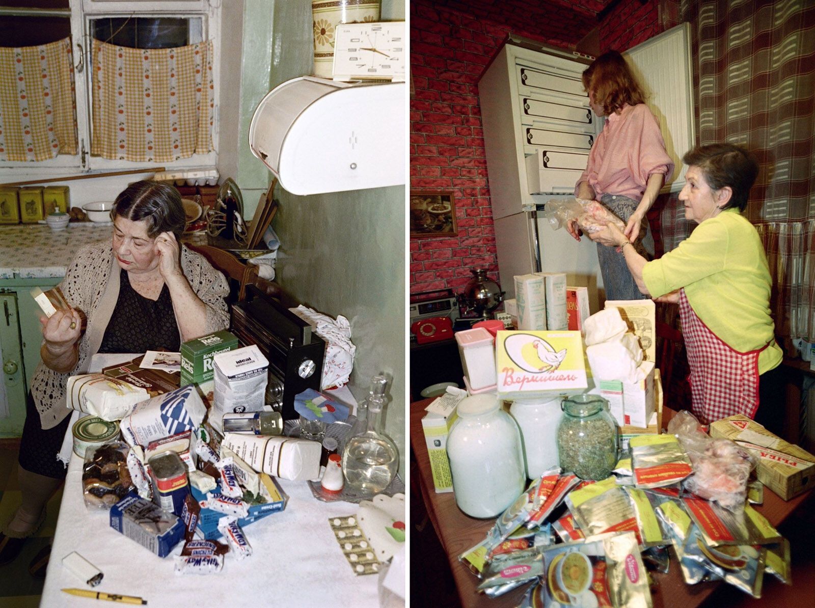 Люди запасаются продуктами в предновогодние дни