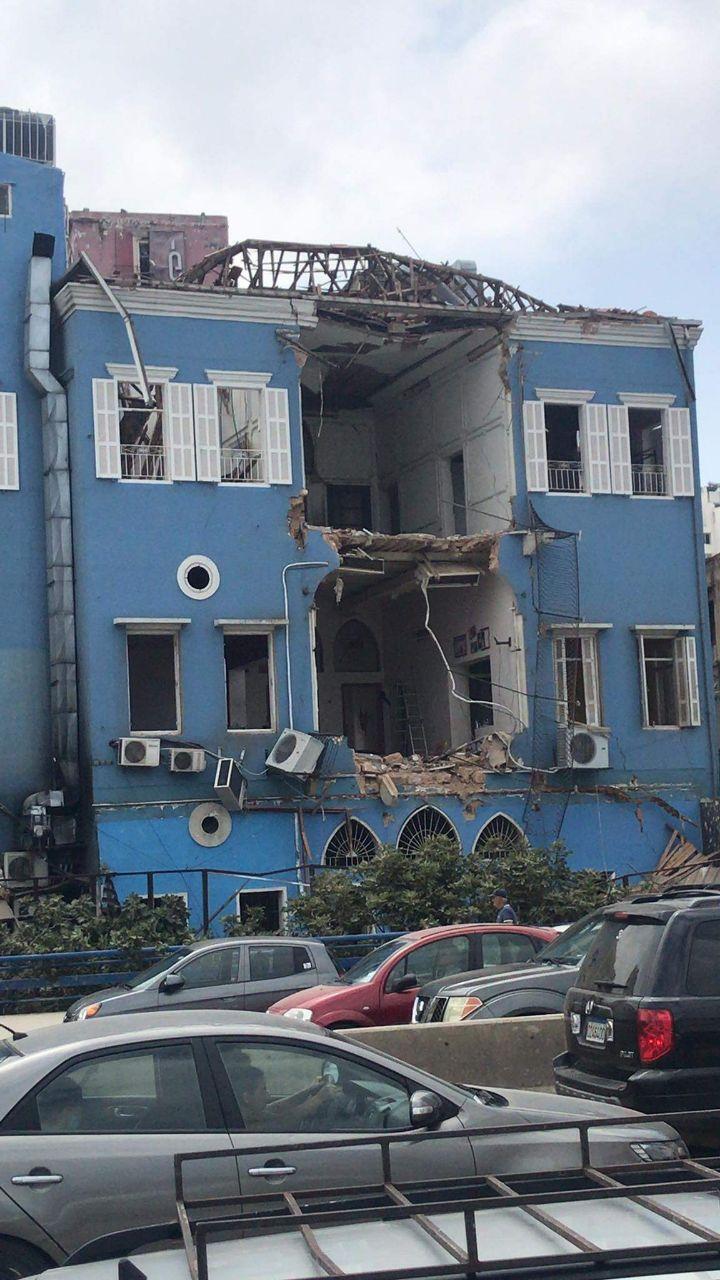 Последствия взрывов в Бейруте.