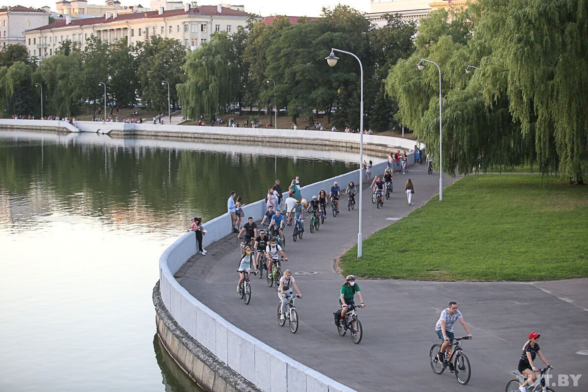 В Минске провели велопробег солидарности