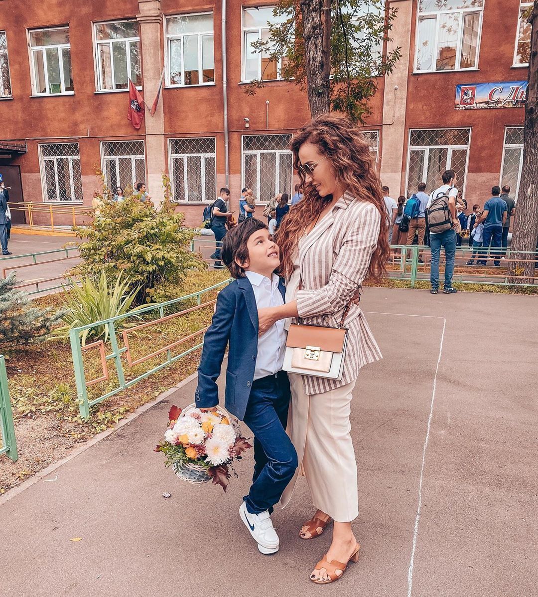 Анфиса Чехова с сыном Соломоном (Instagram Анфисы Чеховой)