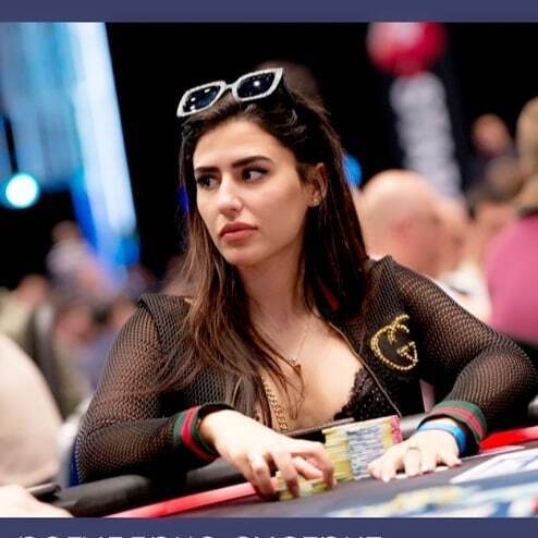 Мелика Разави за игрой в покер
