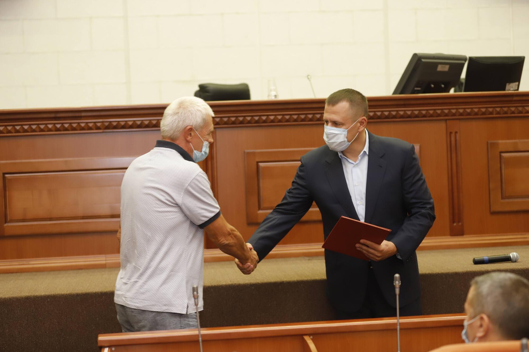 Філатов привітав тренерів, представників Дніпропетровської обласної школи вищої спортивної майстерності, ветеранів спорту