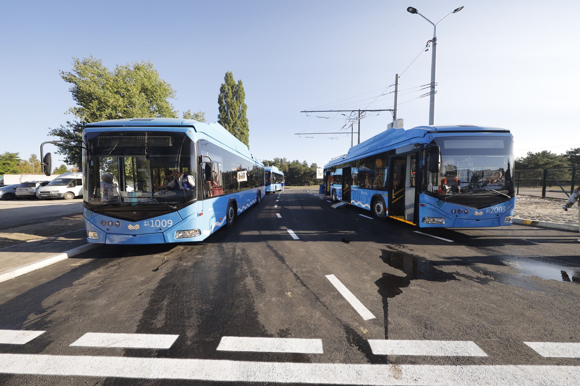 В Днепре запустили новую троллейбусную ветку на жилой массив Приднепровск. фото