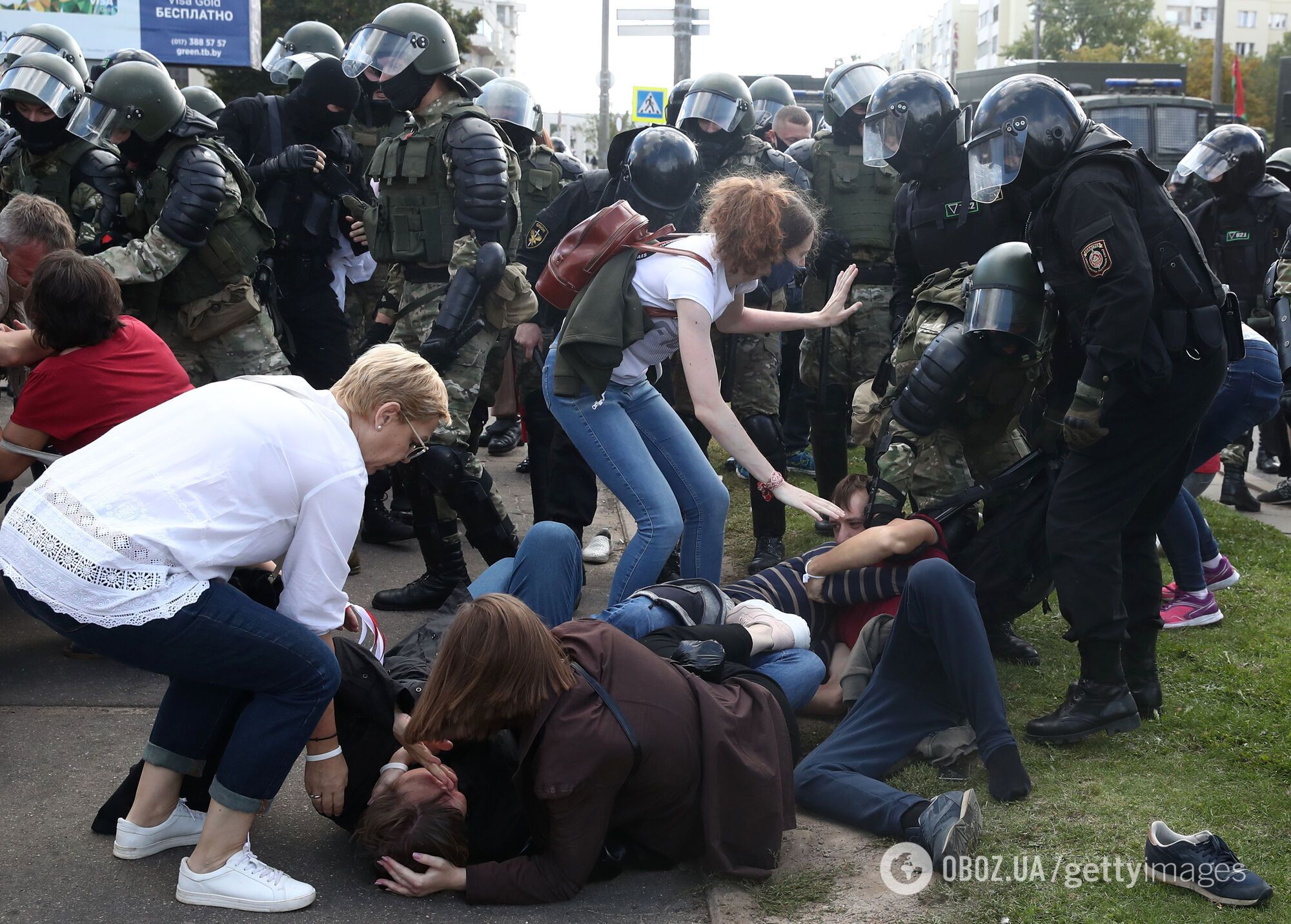 Протесты в Минске