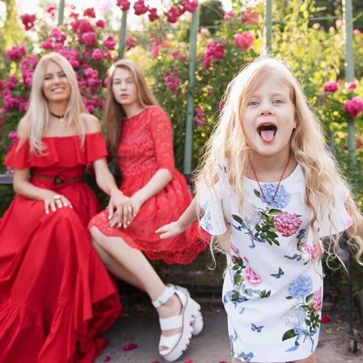 Ольга Горбачова з дітьми (Instagram Ольги Горбачової)