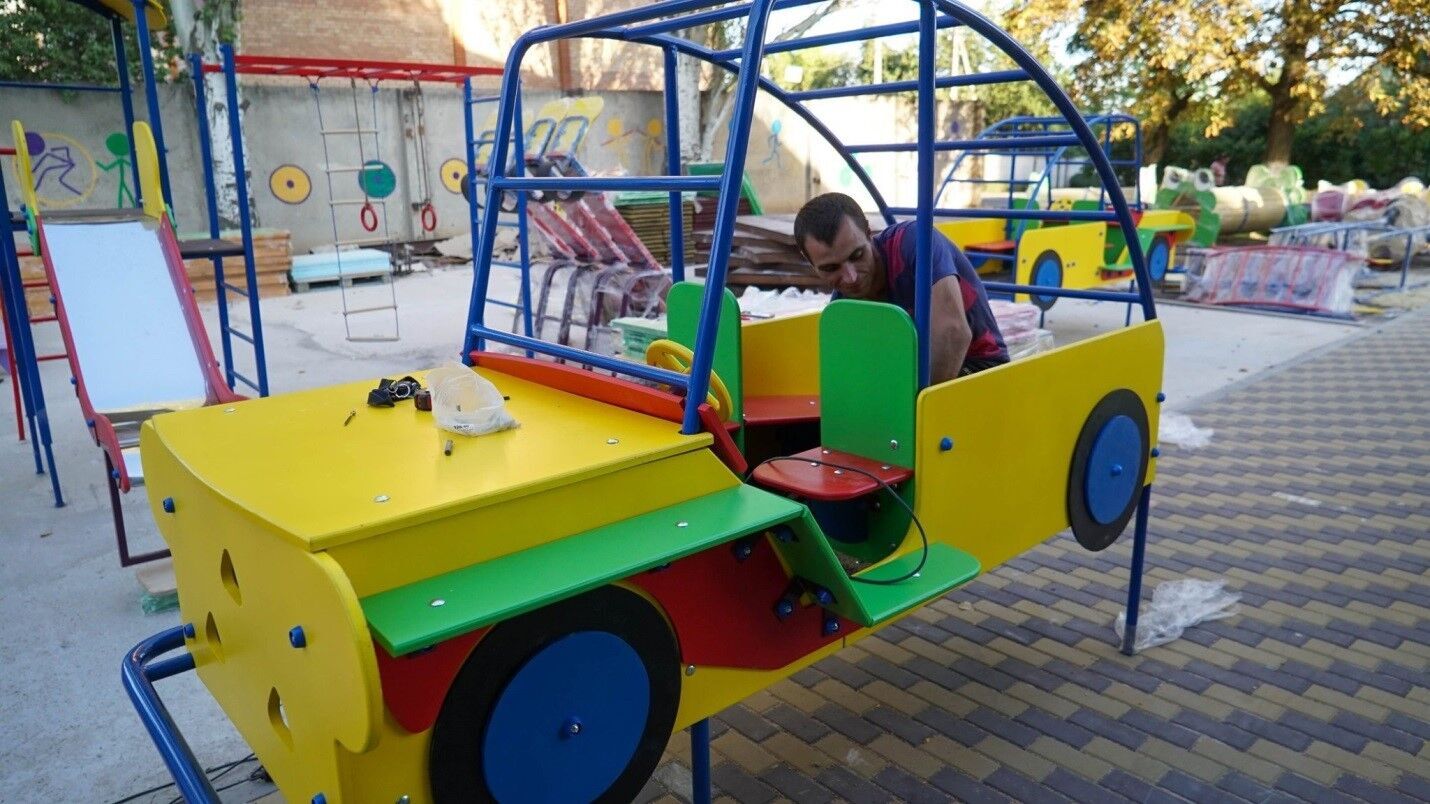 Ремонт дитячого садка у Бахмуті