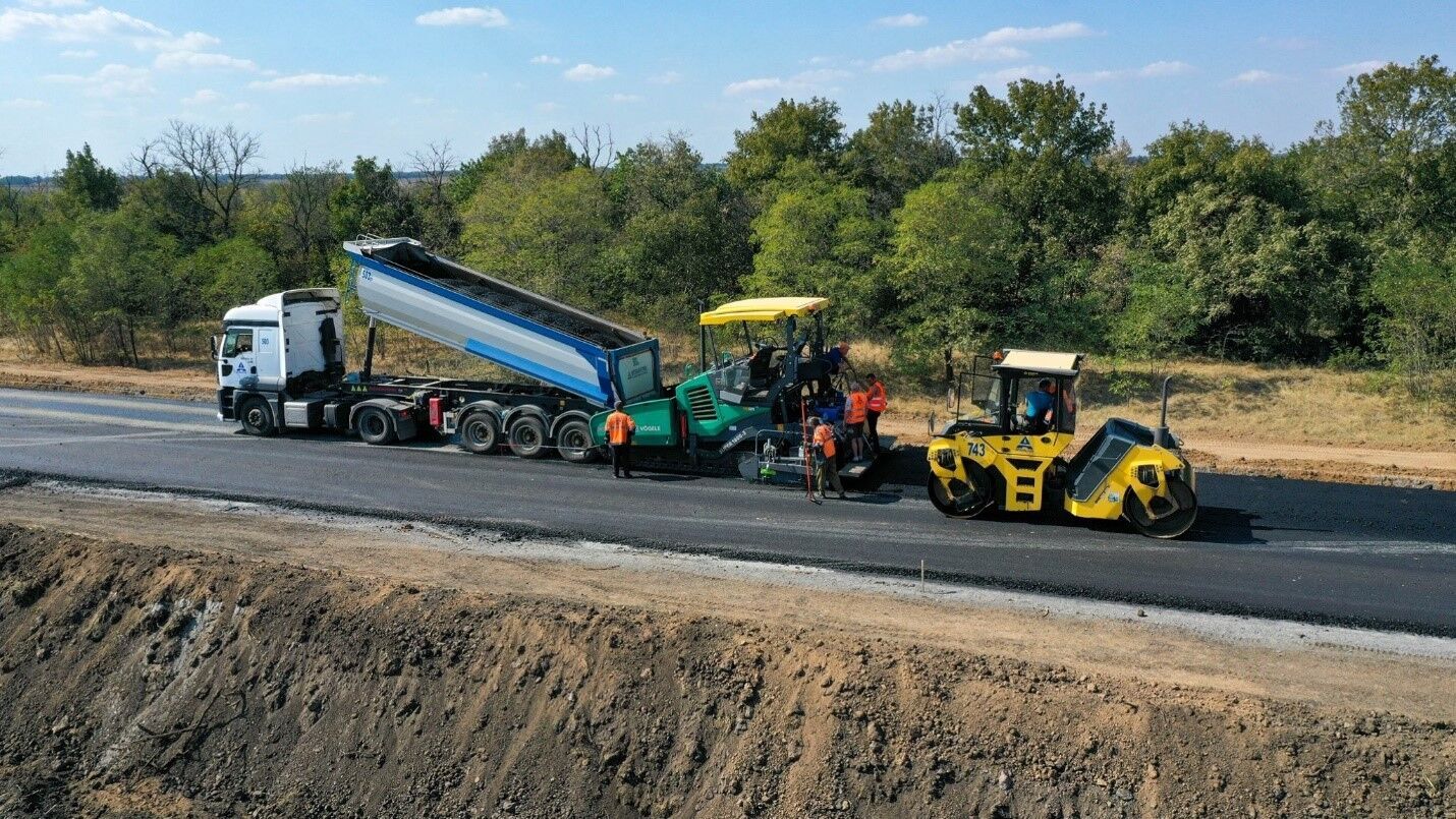 Ремонт дороги на трасі Н-32 Покровськ – Бахмут – Михайлівка