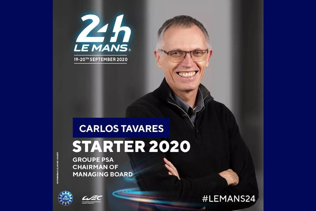 Карлос Таварес буде відкривати гонку в Ле-Мане 2020. Фото: int-media.peugeot.com
