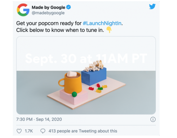 Google назвала дату презентации Pixel 5 и Chromecast