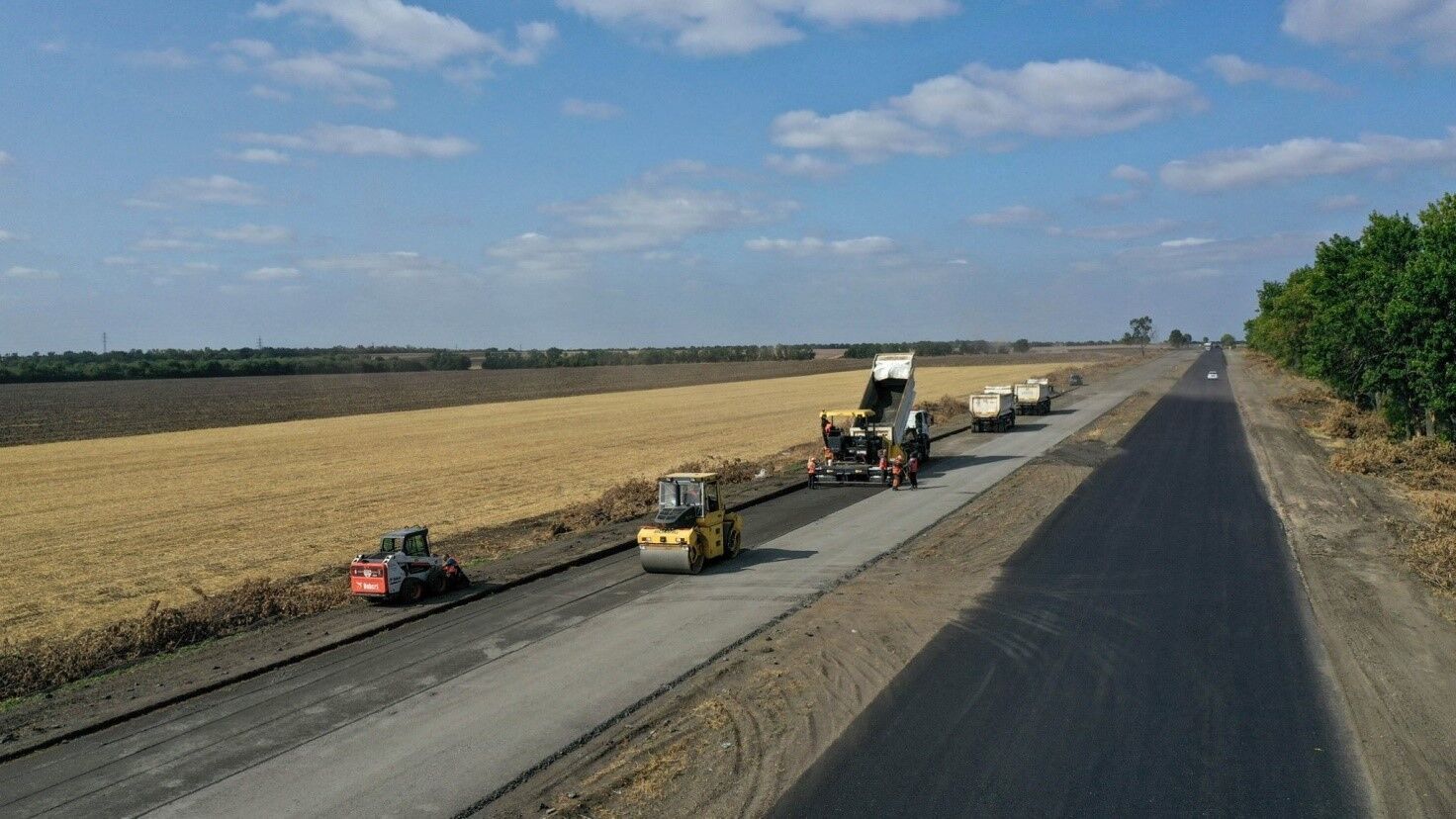 Ремонт трасс на Николаев и Кривой Рог