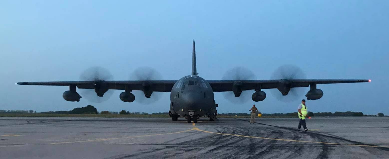Lockheed C-130 Hercules приземлился в аэропорту Винницы.