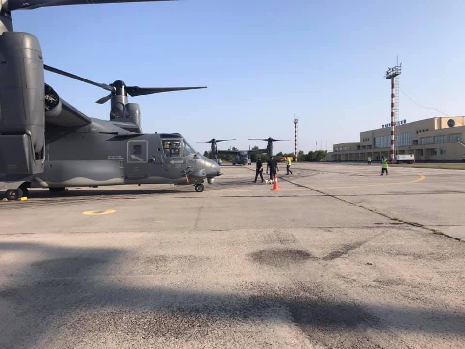 Bell V-22 Osprey у Вінниці.