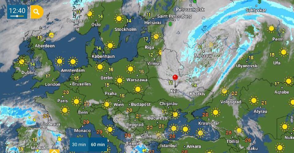 В Україну повернеться тепло, проте із нічними приморозками.