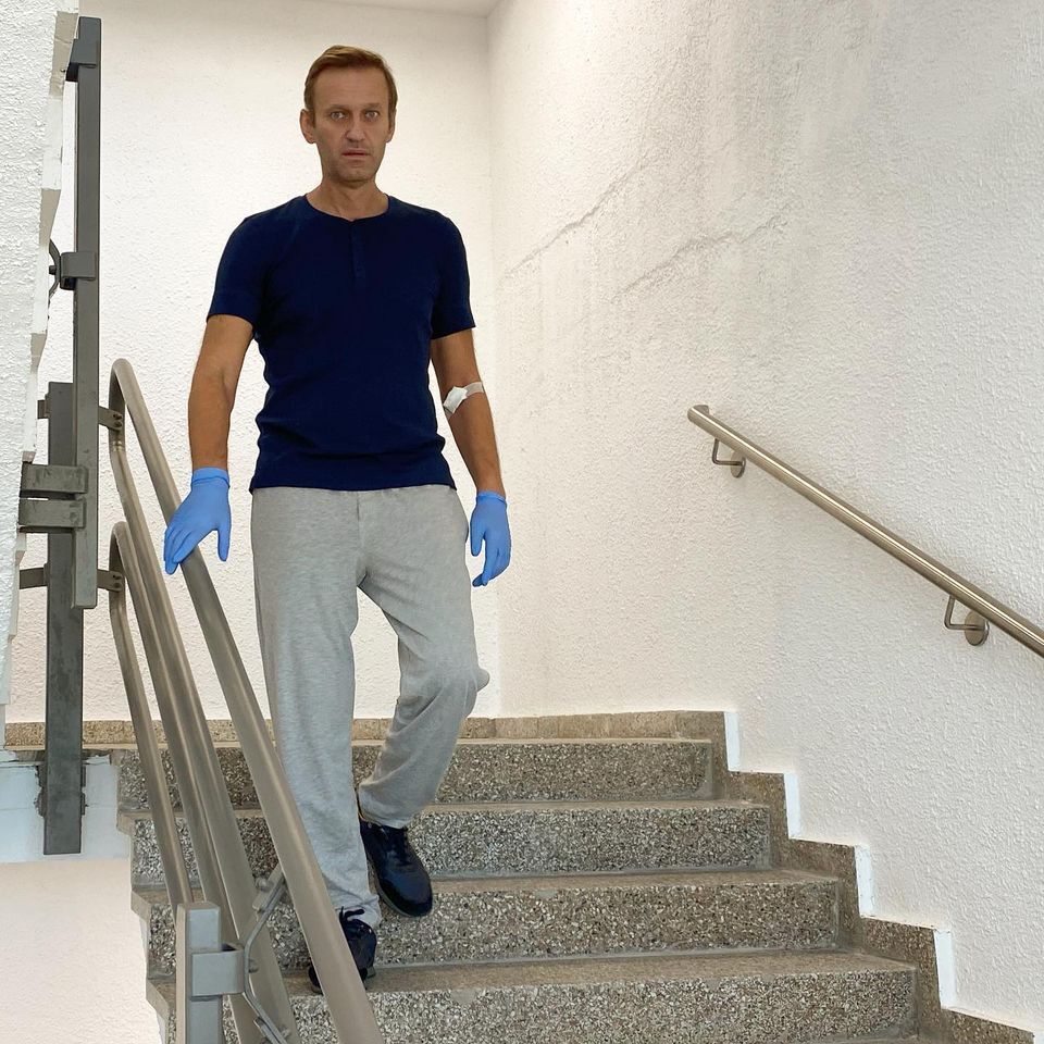 Навальный в клинике "Шарите"