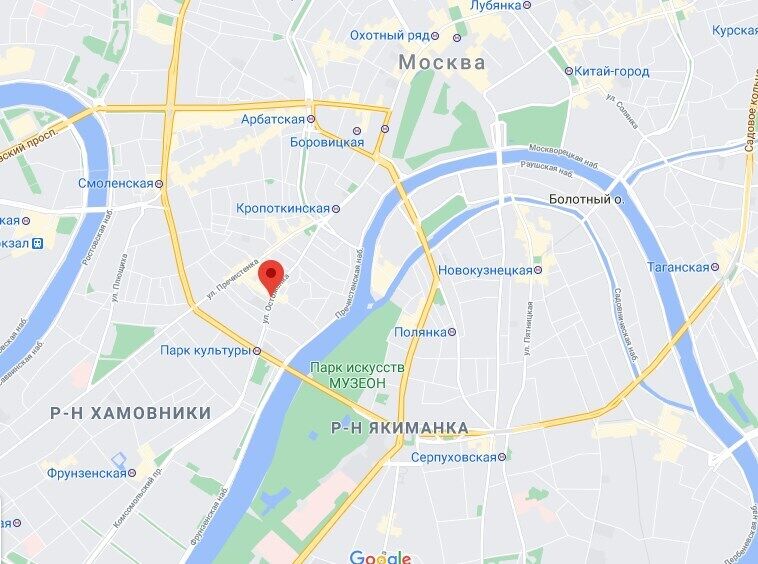 В центре Москвы произошло ДТП.