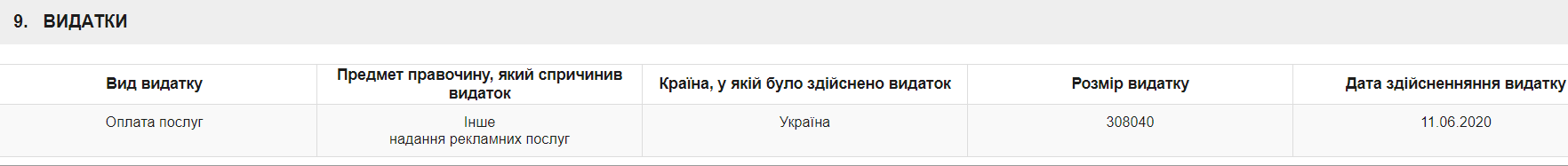 Декларация Николая Тищенко.