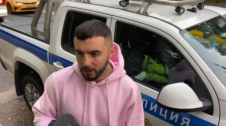 Эллей на месте аварии.