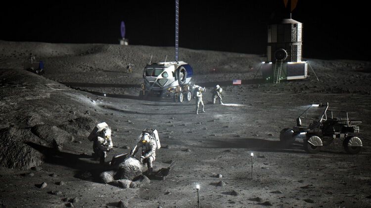 Высадка на Луну будет совершена на третьем этапе программы.
