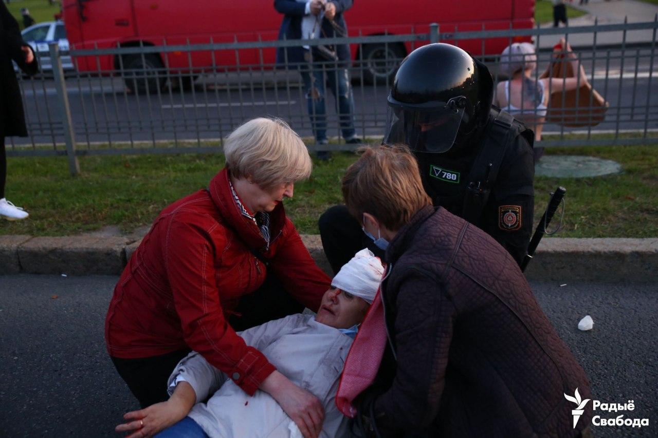 Багато учасників акції отримали травми.