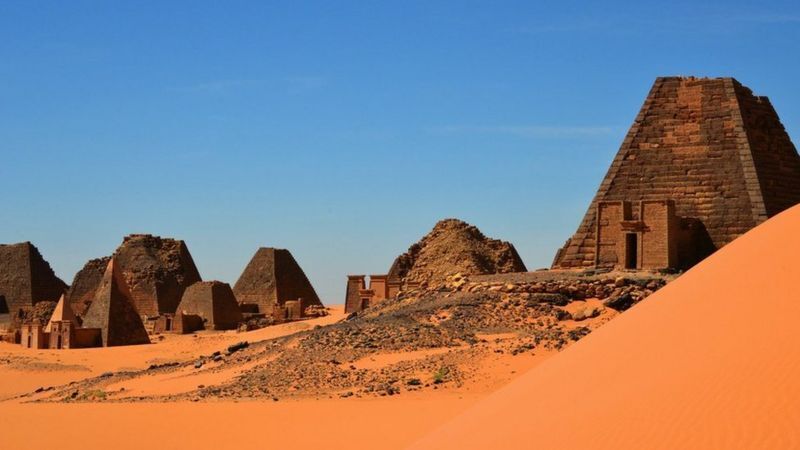 Піраміди Мерое в аль-Багравії, Судан. bbc.com