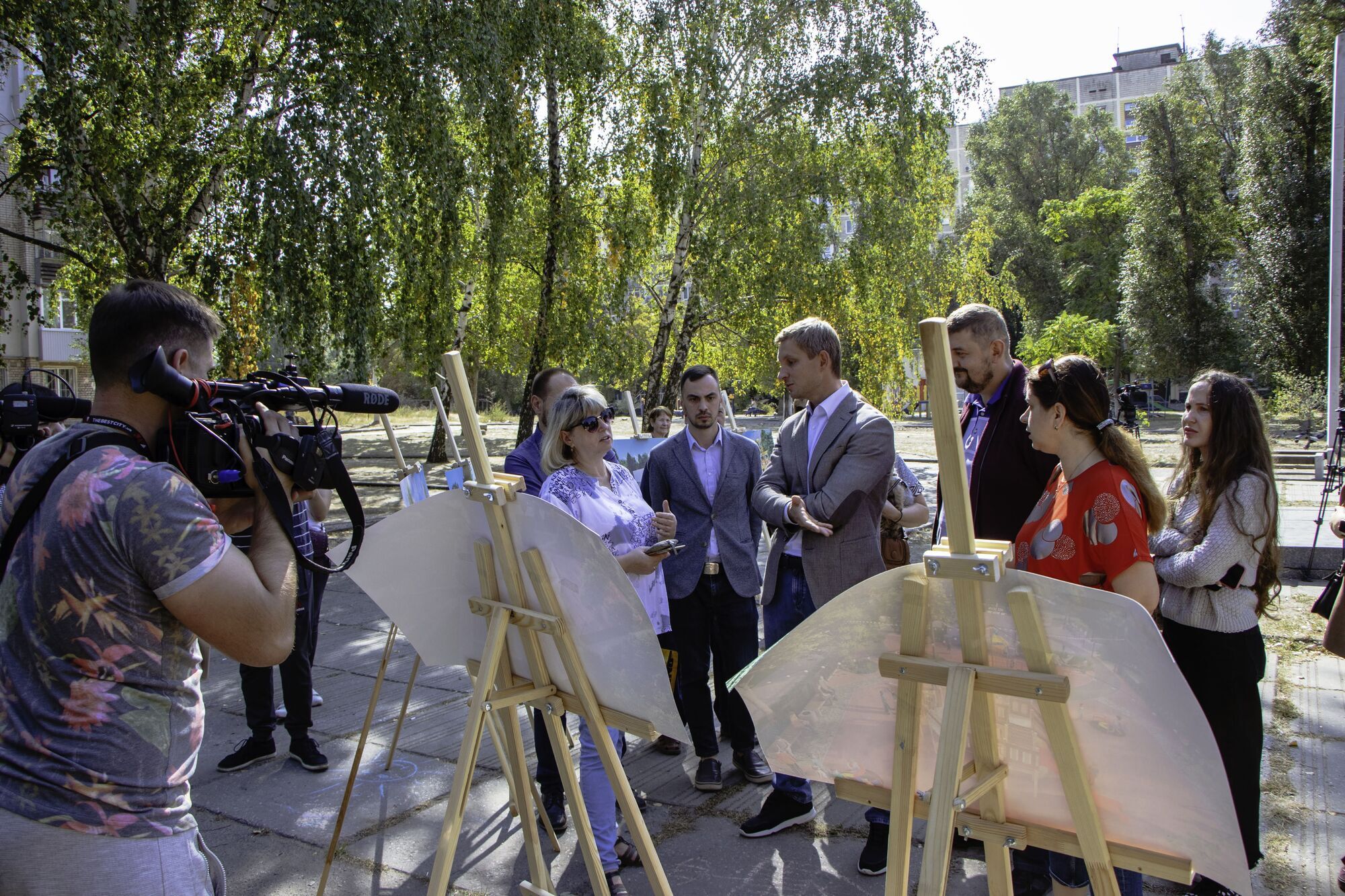 У Дніпрі презентували проєкт комплексної реконструкції скверу на розі вул. Калинової та Образцова