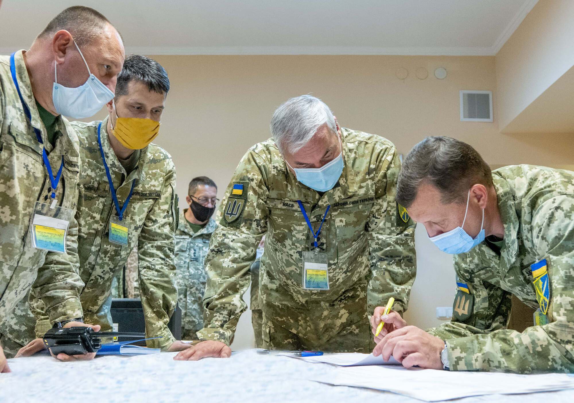 Командование ОС ВСУ тщательно планирует действия армии в рамках учений.