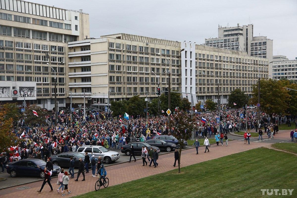 В протесте приняли участие тысячи людей