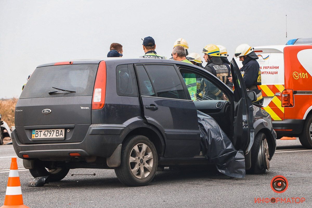 Авария случилась на Запорожском шоссе.