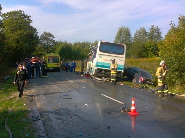 Авария произошла на трассе "Переславское – Янтарный"