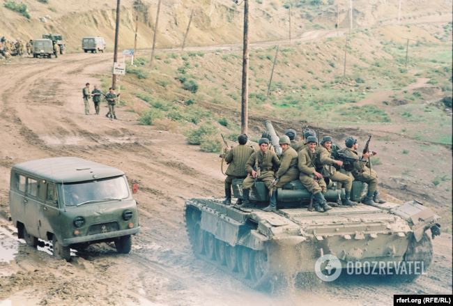 Азербайджанские солдаты, 1992 год