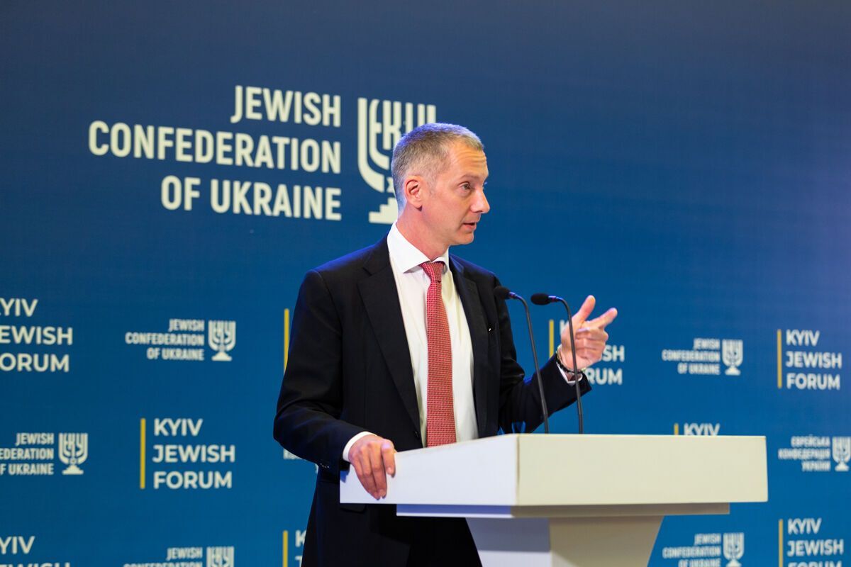 Президент Єврейської конфедерації України Борис Ложкін