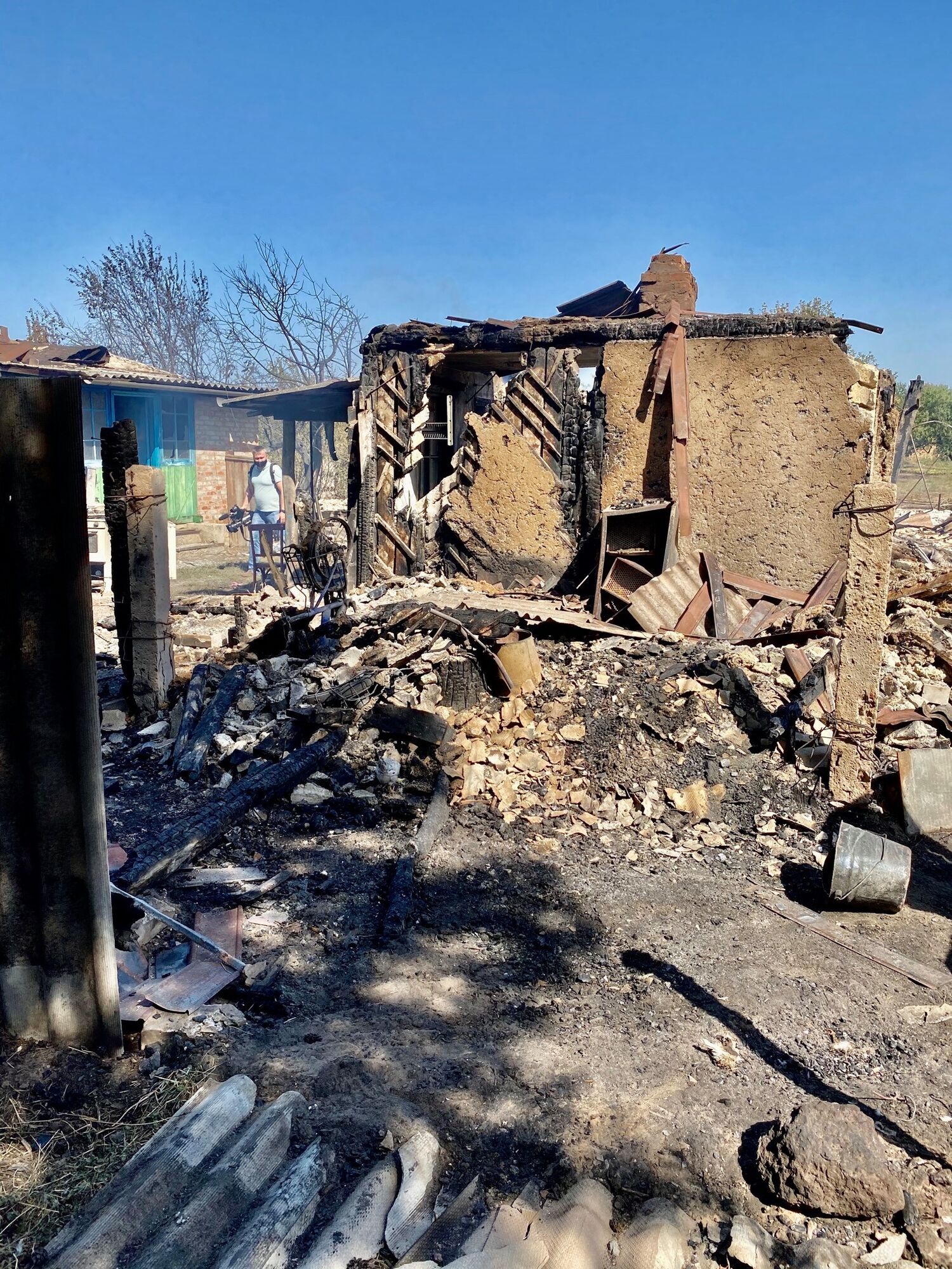 В пожаре сгорели 22 дома в Харьковской области.