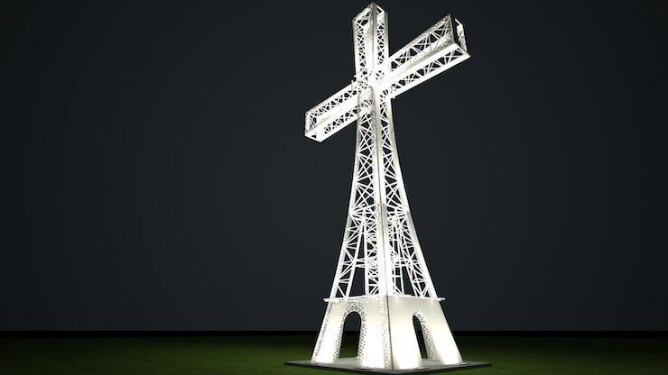 Визуализация креста.