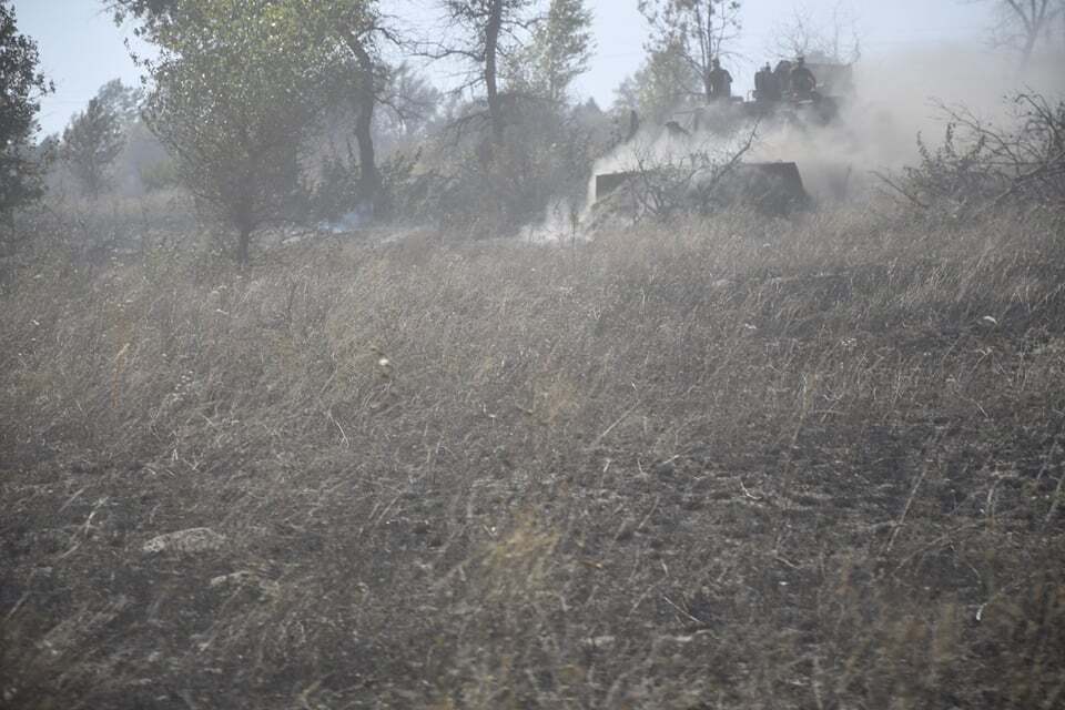Наслідки пожеж у Луганській області.