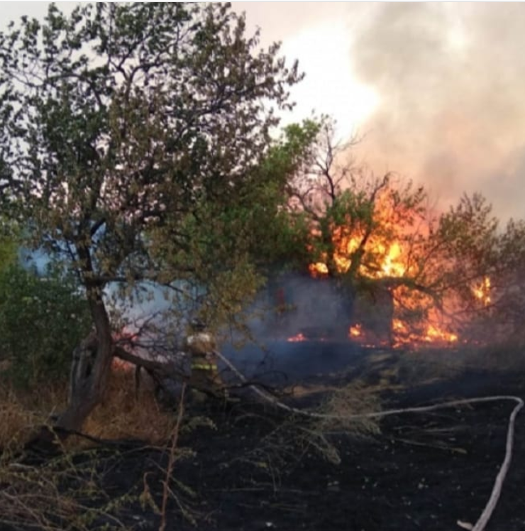 Унаслідок пожежі під Ростовом загинули двоє людей