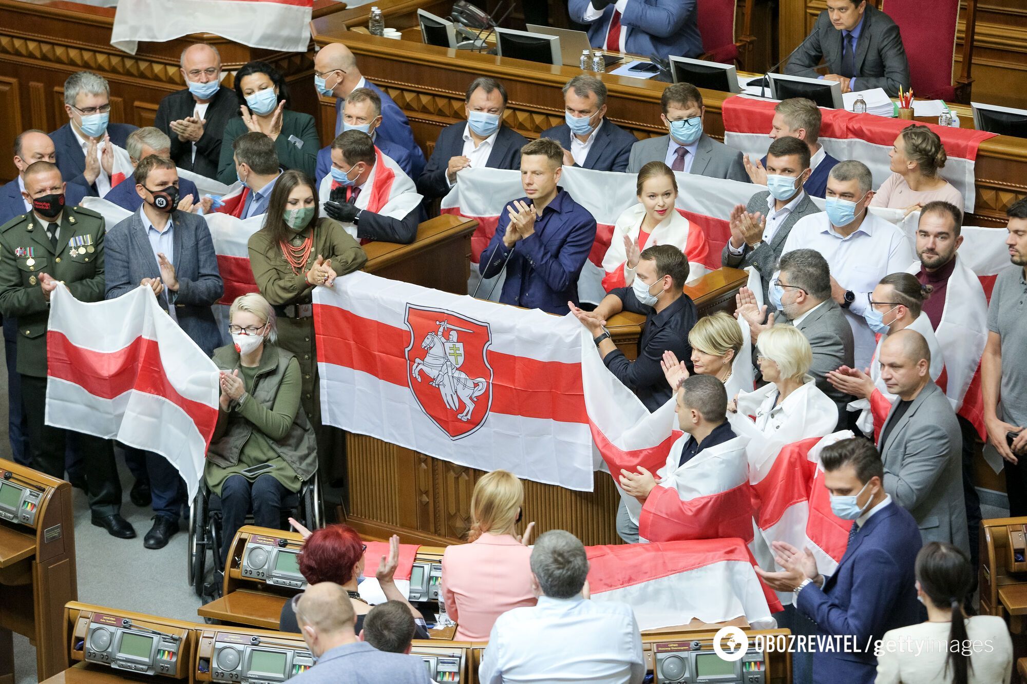 Депутати ВР підтримали протестувальників у Білорусі