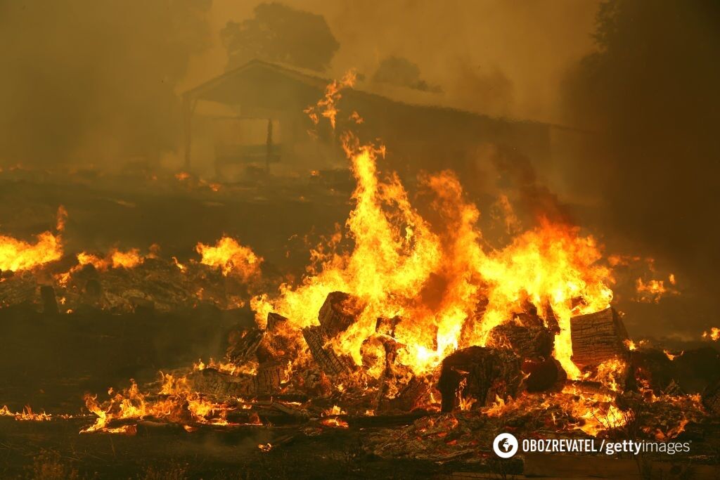 До 7 вересня площа пожеж у Каліфорнії сягнула майже 4 тис. гектарів